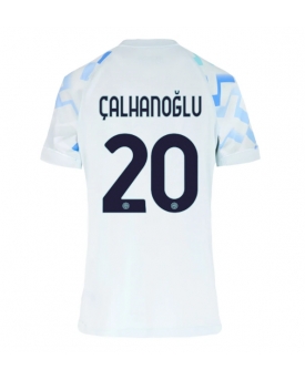 Billige Fotballdrakt Inter Milan Hakan Calhanoglu #20 Replika Bortedrakt Dame 2025-26 Kortermet Billige Fotballdrakt Inter Milan Hakan Calhanoglu #20 Replika Bortedrakt Dame 2025-26 Kortermet